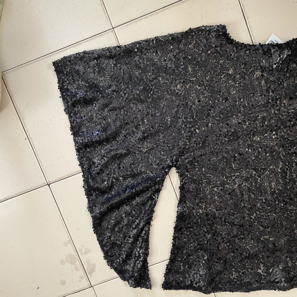 Sequins Poncho